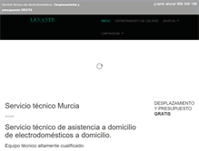 Tablet Screenshot of electrolevante.com